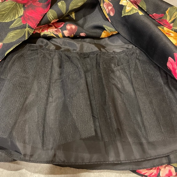 Blondie Nites A-Line Dress Black USA 7 Junior - Picture 9 of 10